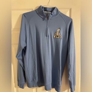 Fairway & Greene Super Bowl XLVI 1/4 zip